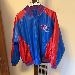Steve & Barry’s Duquesne University Faux Leather Jacket M